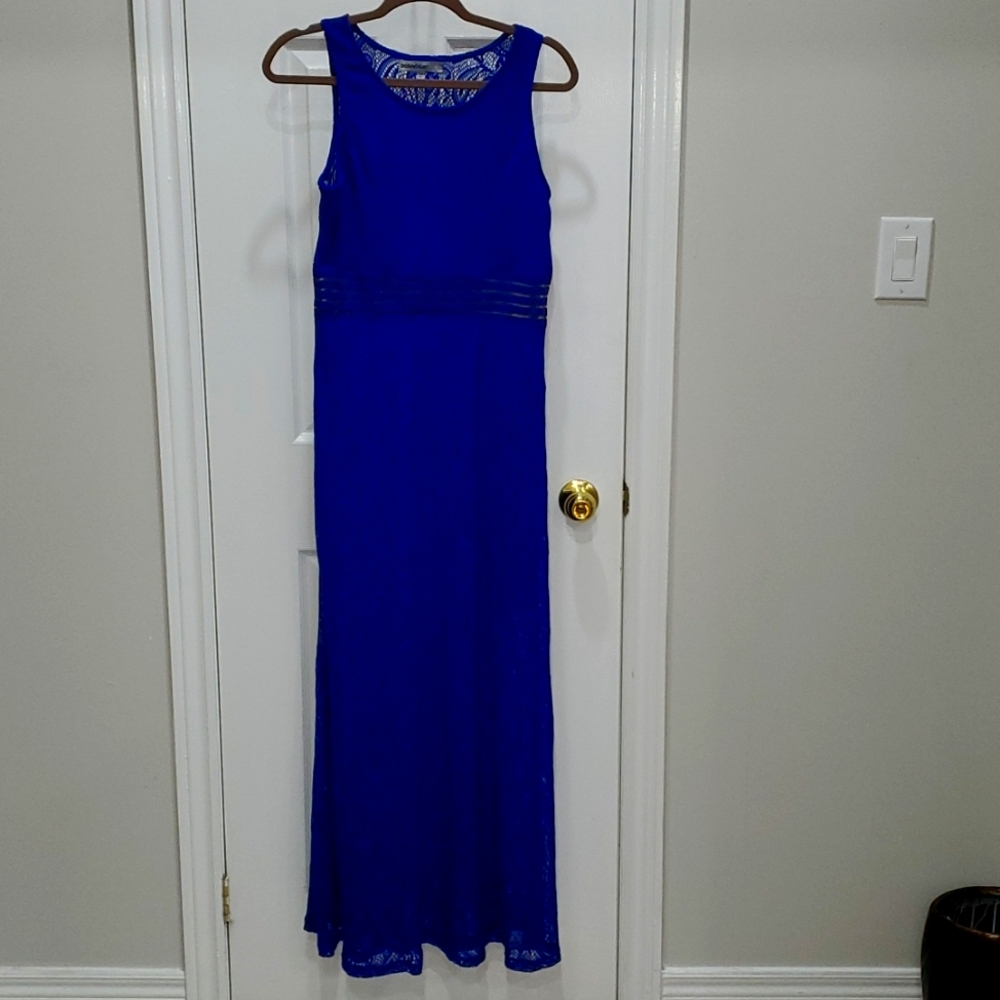 Blue lace 👗 dress